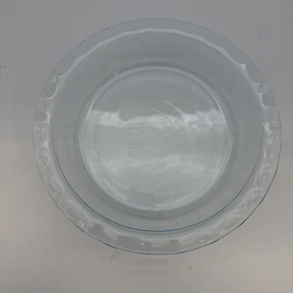 Pyrex #C209 Clear Glass Pie Plate Baking Dish Pan 9.5